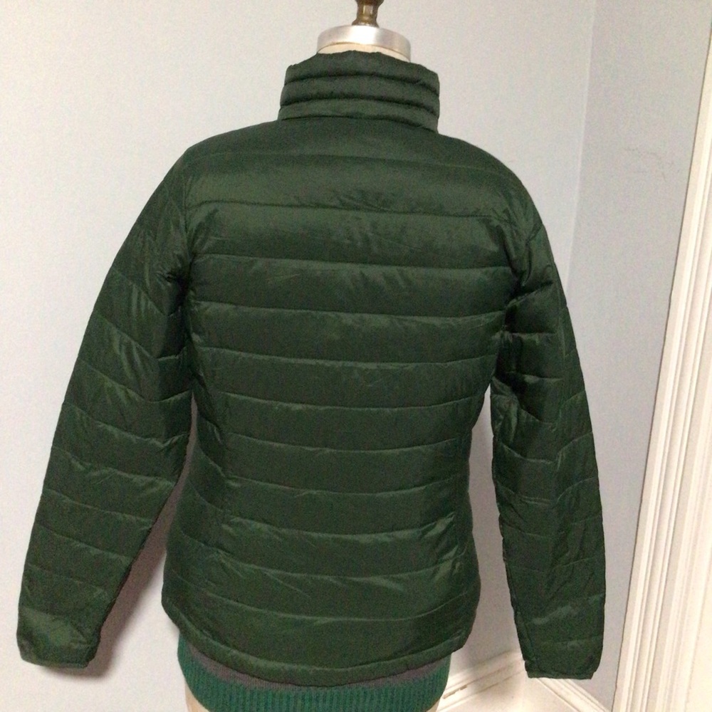 Amazon Essentials Dark Green Puffer Jacket - image 3